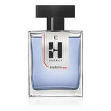 Eudora H Energy Colônia 100ml. Perfume Masculino Refrescante