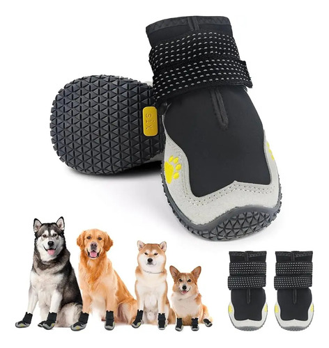 Zapatos For Perros De Tamaño Grande, Impermeables Medianos