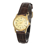 Relogio Casio Feminino Ltp-v001gl Dourado Analogico Oferta