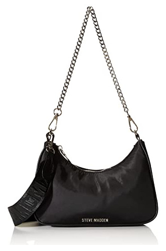 Bandolera Negra Steve Madden De 9 Litros