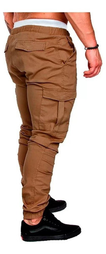 Pantalon Jogger Cargo De Hombre Elastizado Bengalina Premium