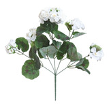 Ramo De Hojas Y Flor Begonia Artificial