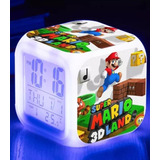 Reloj Despertador Super Mario 64 Nintendo, Bowser, Peaches