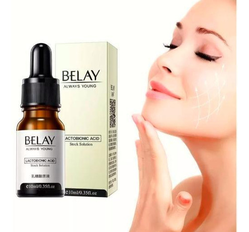 Sérum Facial Belay Ácido Lactobiônico Melhora Os Poros 10ml