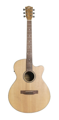 Guitarra Electroacústica 40 Bamboo Con Funda Ga-40-spruce-q