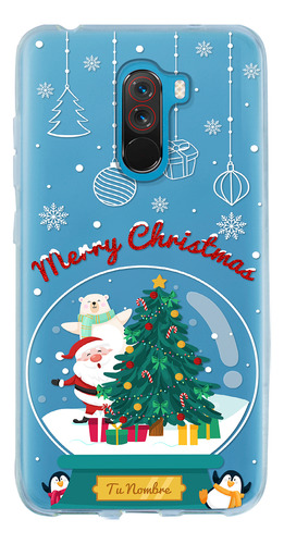 Funda Para Xiaomi  Santa Claus Navidad Con Tu Nombre