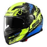 Casco Moto Integral Ls2 320 Stream Evo Impact Doble Visor