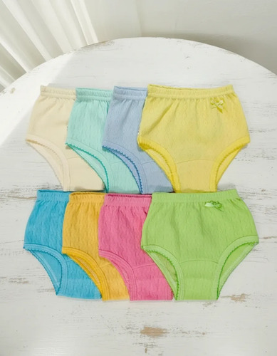 Pantaletas Rombo Colores Niña Talla 2 A 16 Paquete 6 Piezas | MercadoLibre