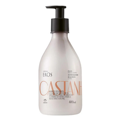 Crema Pulpa Hidratante Corporal Natura Ekos Castaña 400 Ml | Envío gratis