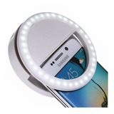 Aro De Luz Led Selfie Flash Usb Celular Batería Anillo 8,5cm