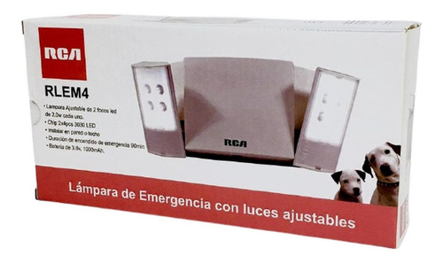 Lampara  Emergencia Led Marca Rca Certificada Onac 110-220v