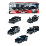 Autos De Colección Majorette Black Edition Luxury 5 Pack