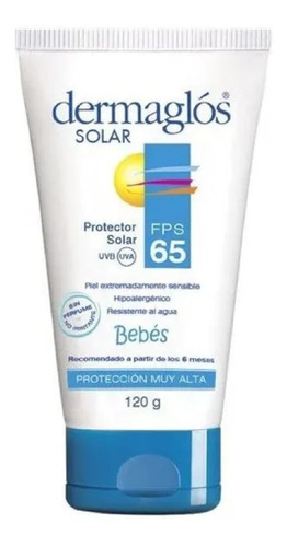 Dermaglós Protector Solar Bebés Fps 65 X 120g