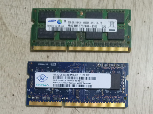 Memoria Ram Ddr3 Notebook 2gb