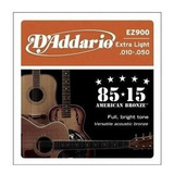 Encordado P/ Guitarra Acústica 0.10 D'addario Ez900