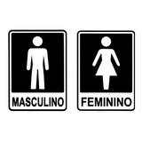 Plaquinhas Para Banheiro Masculino  Feminino  - Frete Gratis