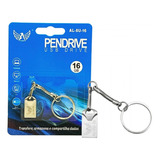 Pendrive Chaveiro 16gb Altomex Al-8u-16gb