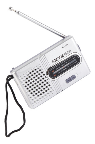 Radio Fm Am, Altavoz Largo De 5 W, Bolsillo Portátil Durader