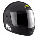 Casco Halcon H5 Kids Niños Chicos Niñas Negro Rosa Fas Motos