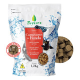 Ração Poytara Carnivoro Fundo Arraia Pirarara Pellet G 1,2kg