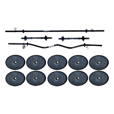 Set De Pesas 50kg Ajustables Entre Barras Ssr Sport | Envío gratis