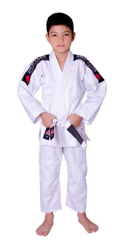 Kimono Infantil Branco Jiu Jitsu  Judo + Faixa Grátis 