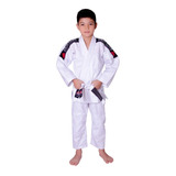 Kimono Infantil Branco Jiu Jitsu  Judo + Faixa Grátis 