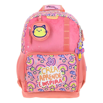 Mochila Grande Escolar Chenson Vania Bachur Kito Vb70811-o Coral Kito | Envío gratis