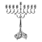 Menorá/candelabro Cerca De Mitzvá Plata