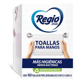 Toallas De Papel Para Manos 4 Paquete 160 Toallas Regio 