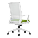 Silla Ejecutiva Ergonomica Ferrini Oficina Giratoria K1t-wm Color Verde