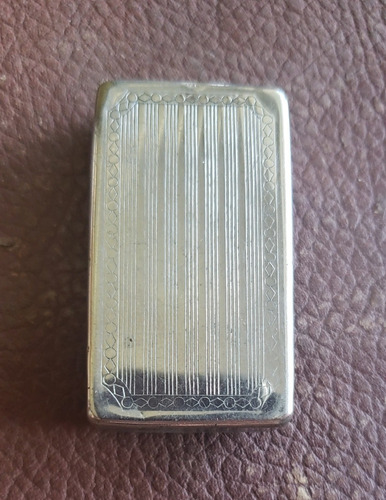 Antiguo Porta Hojas Afeitar Gillette U.s.a. Bronce Níquel 