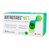 Artrotabs Vet 30 Comprimidos Avert Suplemento Para Cães E Gatos