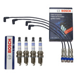 Kit Cables + Bujias Bosch Vw Gol Trend 1.6 8v - 2018