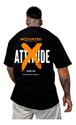 Camiseta Streetwear Atitude Estampada Camiseta Motivated