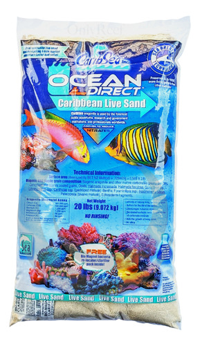 Caribe Sea - Ocean Direct 20lb (9.1kg) - Aragonita Viva