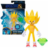 Sonic The Hegdehog 2 Figura Super Sonic Jakks Pacific 4 Inch