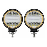 Faro Led Auxiliar Creeled Ojo De Angel Auto Moto Jeep X2 Dyl