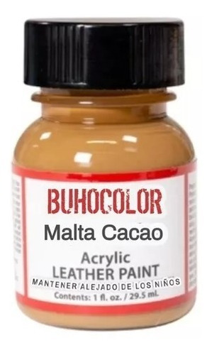 Pintura Para Cuero / Tela / Plastico 35ml Buhocolor Original