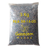 Fertilizante Adubo Npk 04x14x08 Para Floração 3 Kg