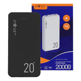 Carregador Portátil Power Bank 20000mah Preto Md-p203 Inova