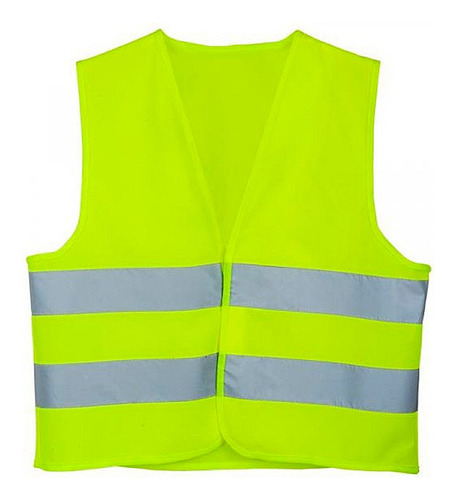 Chaleco Fluor Reflectivo Reglamentario Auto Moto Talle= Xxl