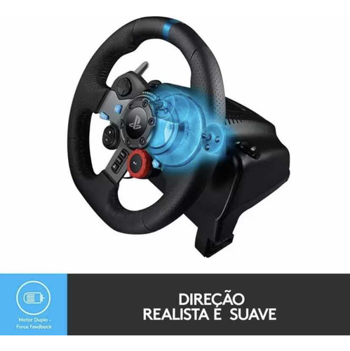 Volante Logitech G29 Driving Force Para Ps5, Ps4, Ps3 E Pc.