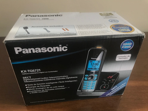 Telefone Sem Fio Panasonic Kx-tg6721la C/ Secretária