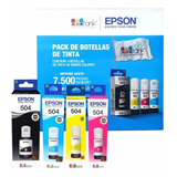Pack 4 Tintas Epson 504 [t504] Impl4150 L4160 L6161 L6171