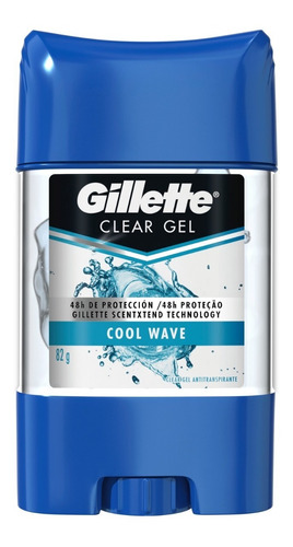 Gillette Antitranspirante Cleargel Coolwave 82 Gr
