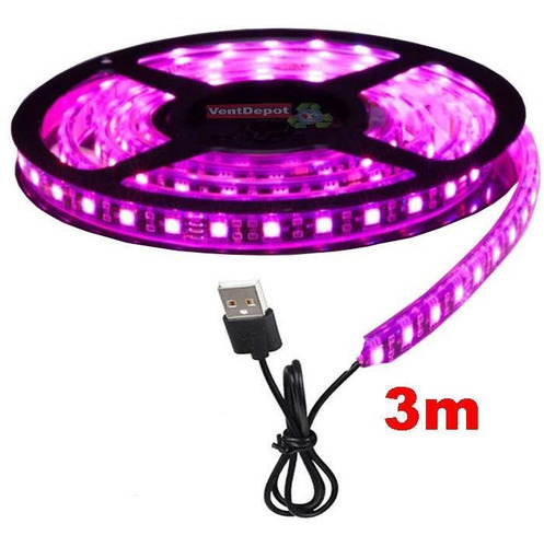 Tira Led Uv De Luces Ultra Violeta , Mxgws-003, 1pza, 3m, 5