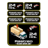 Sticker Rastreo Satelital Calcas Impresas Para Flotillas Rs2