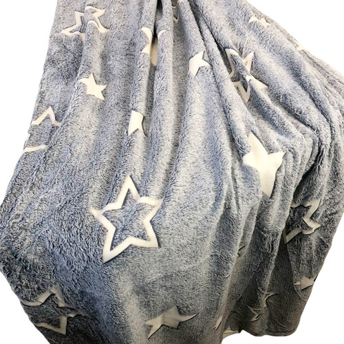 Manta Cobertor Infantil Brilha No Escuro 180x200cm Estampas