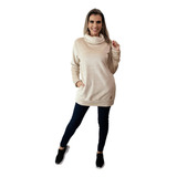 Blusa Longa De Frio Gola Alta Vest Leggin Térmica